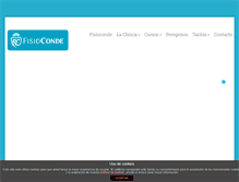 Tablet Screenshot of fisioconde.com